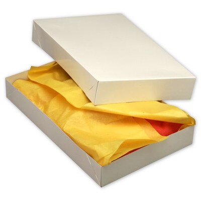 Bags & Bows® 17 x 11 x 2 1/2 Two-Piece Apparel Boxes, 50/Pack (51-171102C-9)