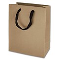 Bags & Bows® 10 x 8 x 4 Matte Uncoated Manhattan Eco Euro-Shoppers, 100/Pack