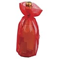 Organza Fabric 15H x 6.5W Solid Wine Bags, Red, 10/Pack (B901-12)