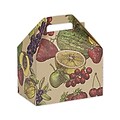 Bags & Bows® 5 1/4 x 4 7/8 x 8 Fruit Bowl Medium Gable Boxes, Kraft, 100/Pack