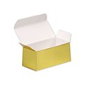 Bags & Bows® 1 1/4 x 1 5/16 x 2 5/8 Paper Ballotin Candy Boxes, 50/Pack (MB2GO)