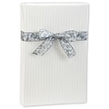 Bags & Bows® 24 x 417 Pearl Stripe Gift Wrap, White, RL
