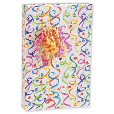 Bags & Bows® 24 x 417 Party Streamers Gift Wrap, RL