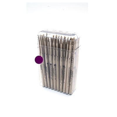 Monteverde® Medium Ballpoint Refill For Waterman Ballpoint Pens, Purple, 50/Pack