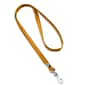 IDville 36" Blank Flat Woven Lanyards with J-Hook, Orange, 25/Pack (1341512ORH31)