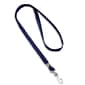 IDville 36" Flat Woven Lanyards with J-Hook, Blue, 25/Pack (1341512BLH31)