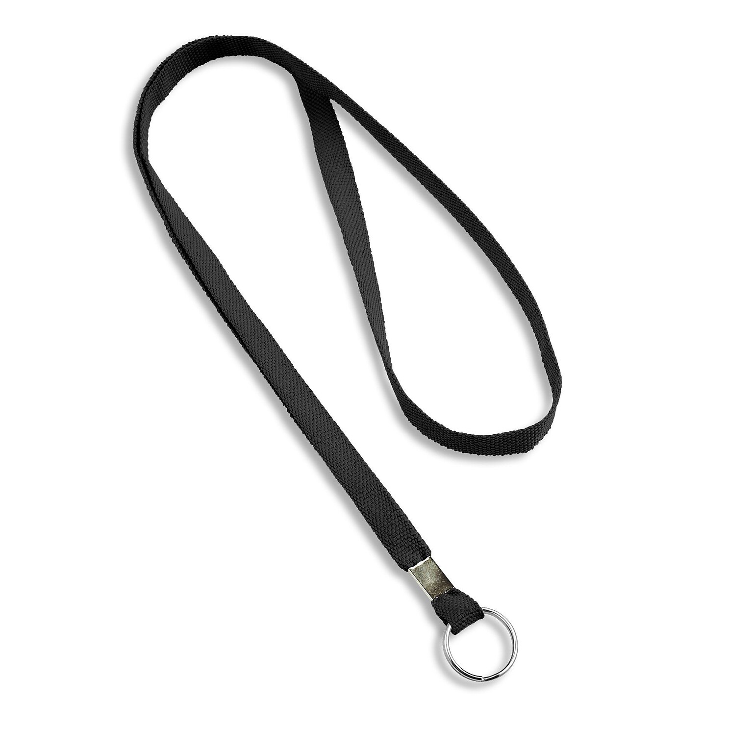IDville Lanyards, Black, 25/Pack (1341512BKR31)