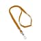 IDville 36 Blank Flat Woven Breakaway Lanyards with J-Hook, Orange, 25/Pack (1343500ORH31)