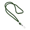 IDville 1343502GRH31 36 Blank Round Woven Breakaway Lanyards with J-Hook, Green, 25/Pack