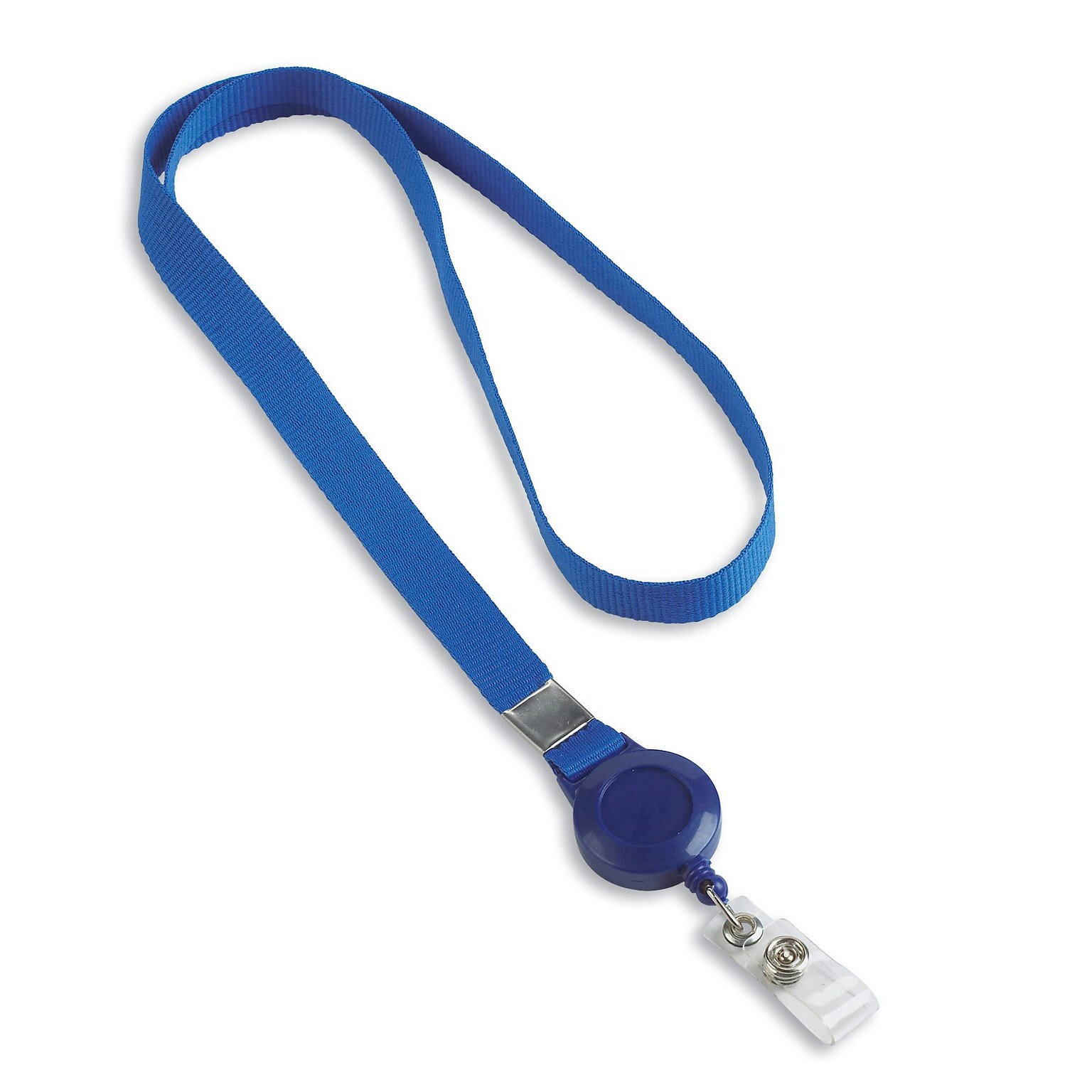 IDville 35 Lanyard Badge Reels Combo, Blue 25/Pack (1345175BL31)