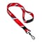 IDville 1344043BAC31 36 Visitor Pre-Designed Lanyards with Breakaway Release, Red, 10/Pack