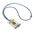IDville 1346872RB31 Flexible Rope Lanyards, Blue, 10/Pack