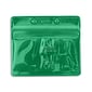 IDville Horizontal Sealable Badge Holders, Green, 50/Pack (1347030GR31)