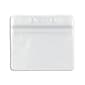 IDville Horizontal Sealable Badge Holders, Clear, 50/Pack (1347030CL31)