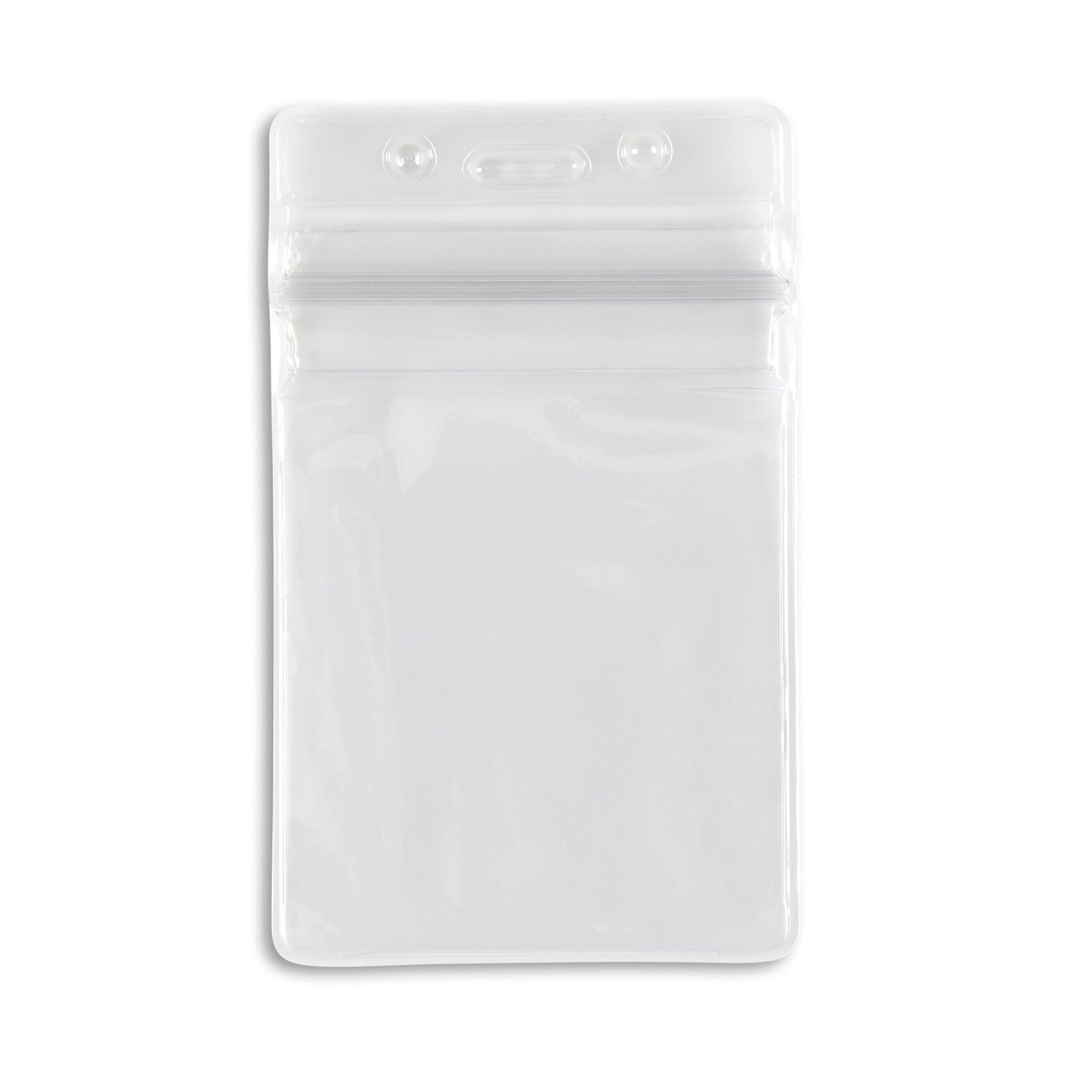 IDville Lanyard ID Badge Holder, Clear, 50/Pack (1347026CL31)