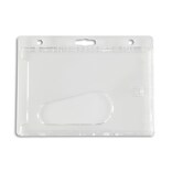 IDville 134647931 Horizontal ID Badge Holders, Clear, 50/Pack