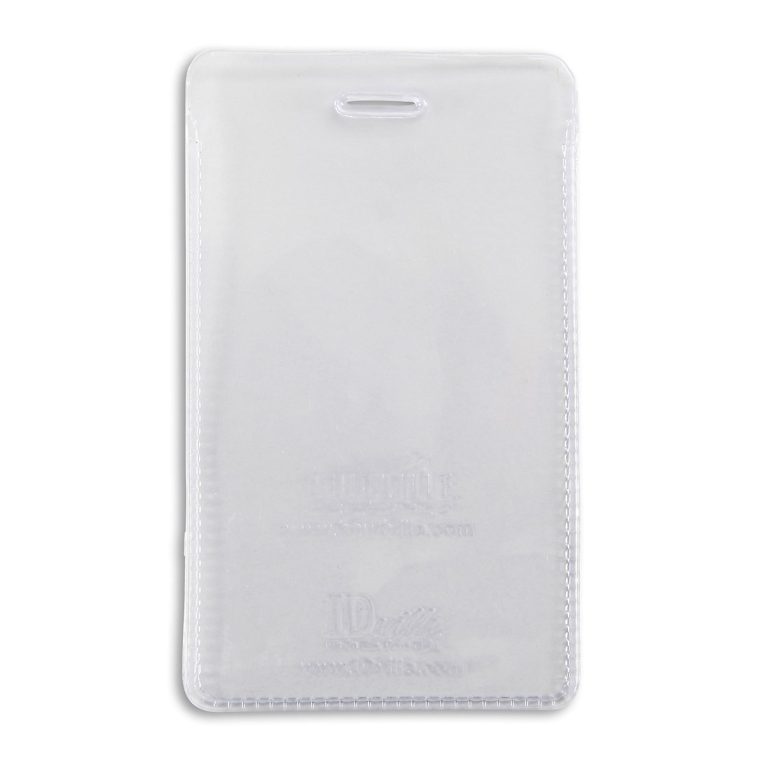 IDville Lanyard ID Badge Holder, Clear, 50/Pack (134254331)