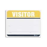 IDville 1341017YL31 Adhesive Fill in the Blank Visitor Labels, Yellow, 100/Pack