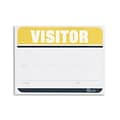 IDville Adhesive Fill in the Blank Visitor Labels, Yellow, 100/Pack (1341017YL31)