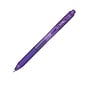 Pentel EnerGel-X Retractable Ballpoint Pen, Medium Point, Purple Ink (BL107-V)