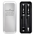 Baudville® Carbon Fiber Dual Pen Gift Set, Excellence