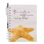 Baudville® Hardcover Journal W/ Pen, Starfish: Making a Difference