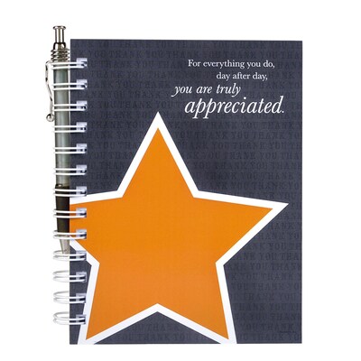 Baudville® Hardcover Journal W/ Pen, You Are Truly Appreciated