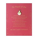 Baudville® Character Pin W/ Card, Power of One You Make a World of Difference
