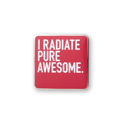 Baudville® Lapel Pin, I Radiate Pure Awesome