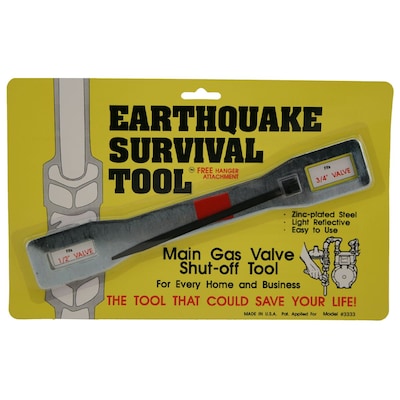 Ready America™ QuakeHOLD!™Manual Gas Shut Off Earthquake Wrench, 12/Pack