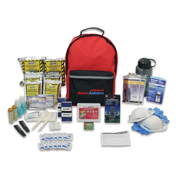 Ready America Grab N Go 2 Person 3 Days Backpack Deluxe Emergency Kit (70285)