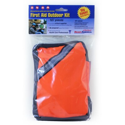 Ready America All-Purpose First Aid Kit, 107 Piece, 2/Pack (74002-2)