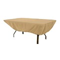 Classic® Accessories Terrazzo Fabric Rectangular/Oval Table Cover, Sand