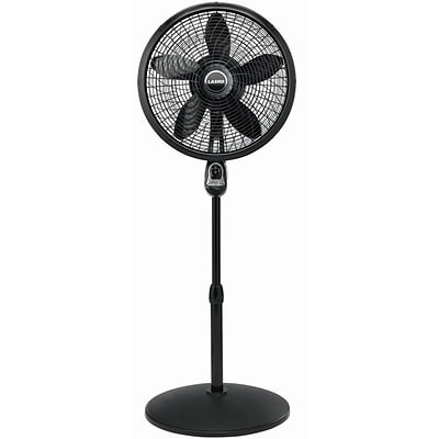 Lasko® 1843 18 Remote Control Cyclone Pedestal Fan, Black