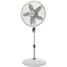 Lasko® 1850 18 Remote Control Elegance & Performance Pedestal Fan, White