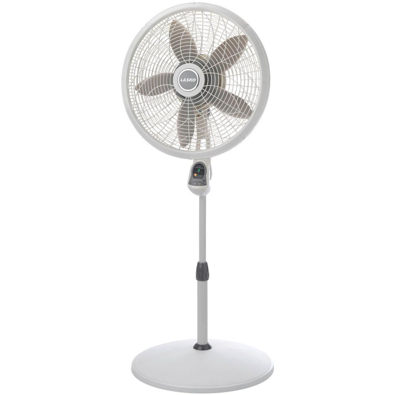 Lasko® 1850 18 Remote Control Elegance & Performance Pedestal Fan, White