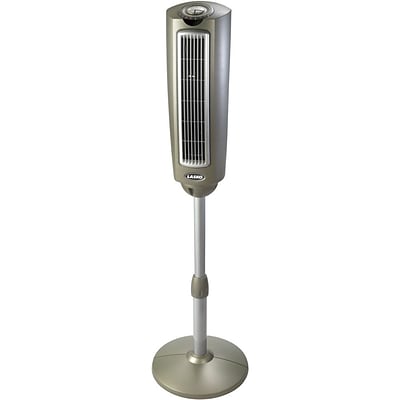 Lasko 52.75 7-Speed Oscillating Pedestal Fan, Silver (2535)