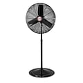 Lasko Industrial Grade 81 1-Speed Oscillating Pedestal Fan, Black (3135)