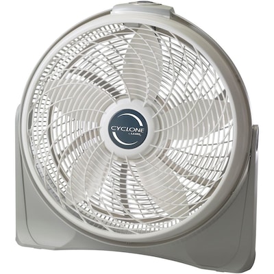 Lasko® 3520 20" Cyclone Pivoting Floor Fan, White