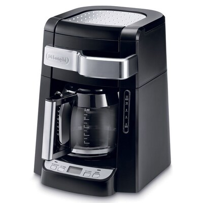 DeLonghi 12 Cups Automatic Drip Coffee Maker, Black (DCF2212T)