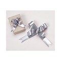 2 Butterfly Bows, Silver (256-02-7)