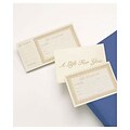 Bags & Bows® 8 3/8 x 4 1/8 Gift Certificate, Ivory, 100/Pack