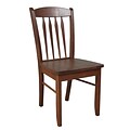 TMS Savannah Rubberwood Side Chair; Cherry