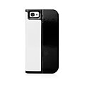 Macally Folio Stand Case For iPhone 5, Black/White