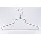 NAHANCO 14" Metal Shirt/Dress Hanger, Chrome, 100/Pack