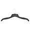 NAHANCO 18 1/2 Plastic Elegant Top/Sweater Hanger, Black, 100/Pack