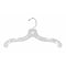 NAHANCO 14 Plastic Super Heavy Weight Dress Hanger, Clear, 100/Pack