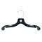 NAHANCO 12 Plastic Super Heavy Weight Dress Hanger, Black, 100/Pack (2412)