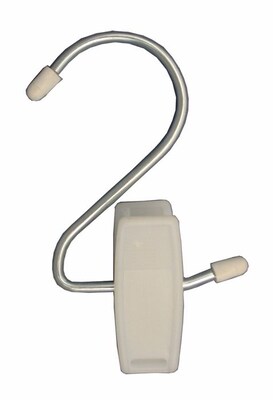 NAHANCO Metal Jaws Hang All Clip, White