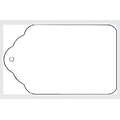NAHANCO 1 1/2 x 2 1/4 Strung All Purpose Merchandise Tag, White, 1000/Pack